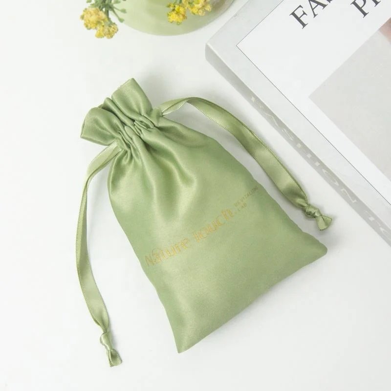 Satin Drawstring Pouch — image 3