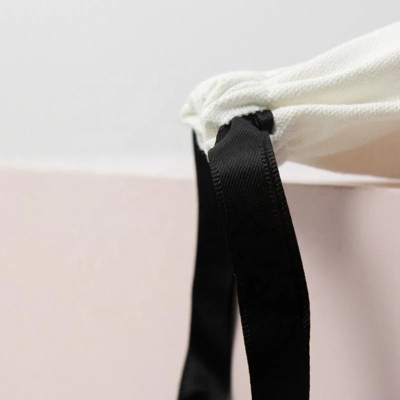 Textured Fabric Drawstring Pouch — image 6