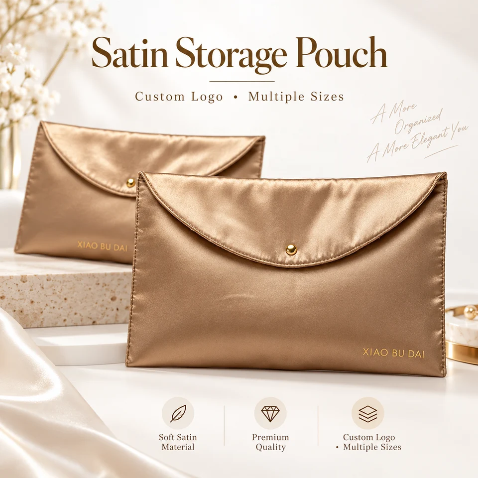 Satin Envelope Pouch — image 2