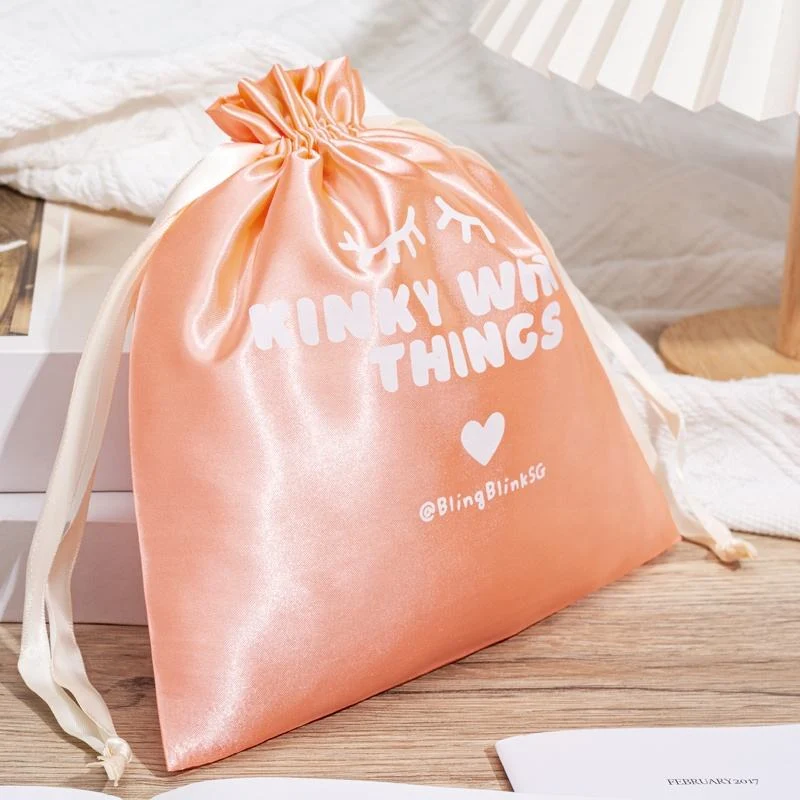 Satin Drawstring Pouch — image 2
