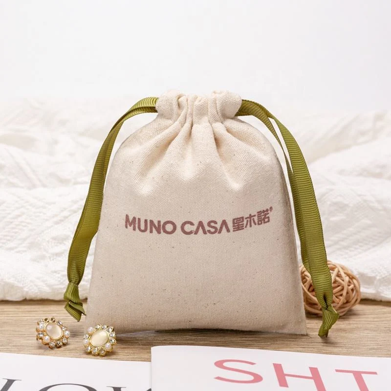 Cotton Drawstring Pouch — image 2