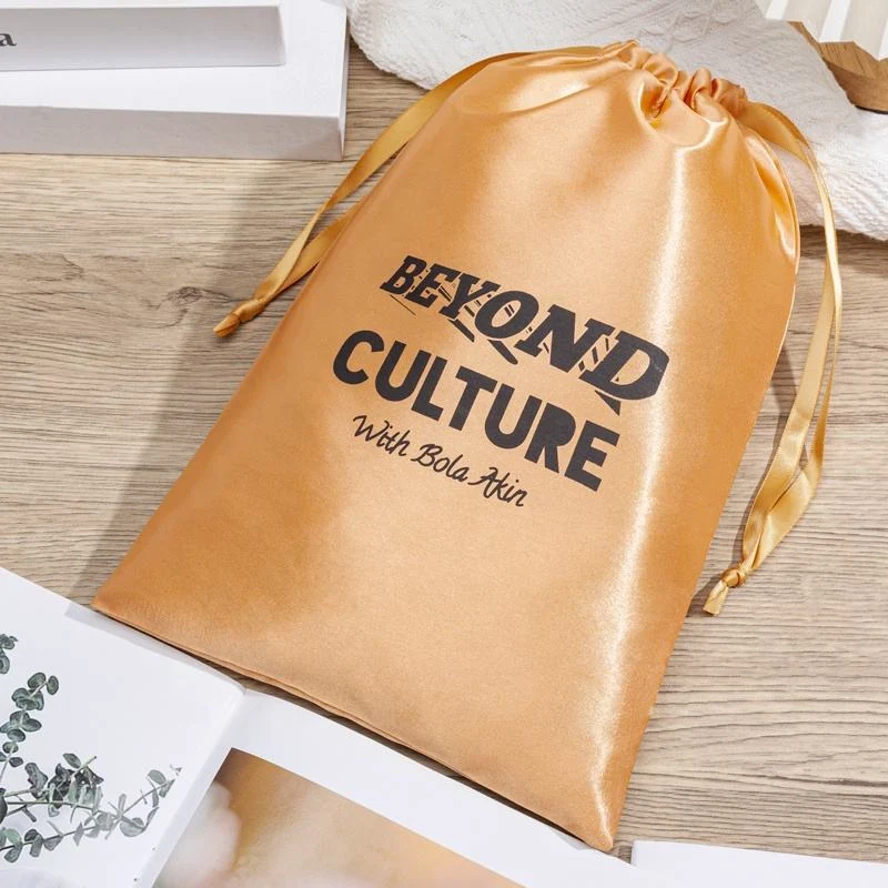 Satin Drawstring Pouch — image 3