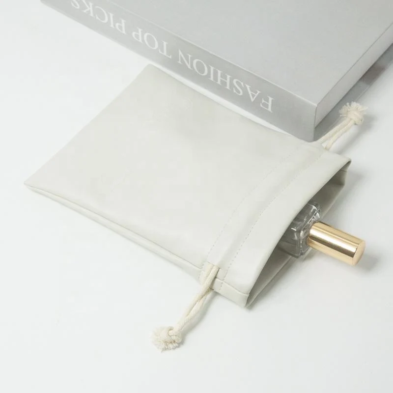 Leather-Look Drawstring Pouch — image 4