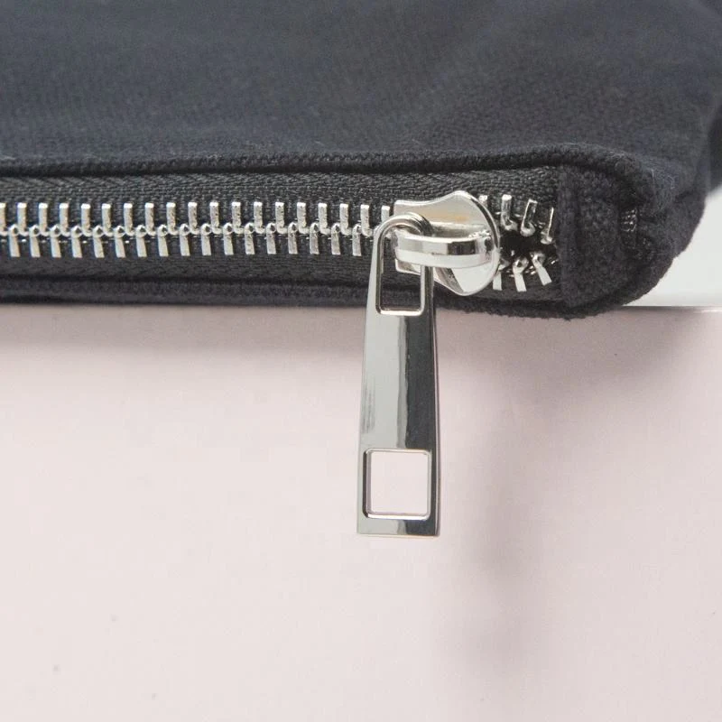 Black Cotton Drawstring Pouch — image 6