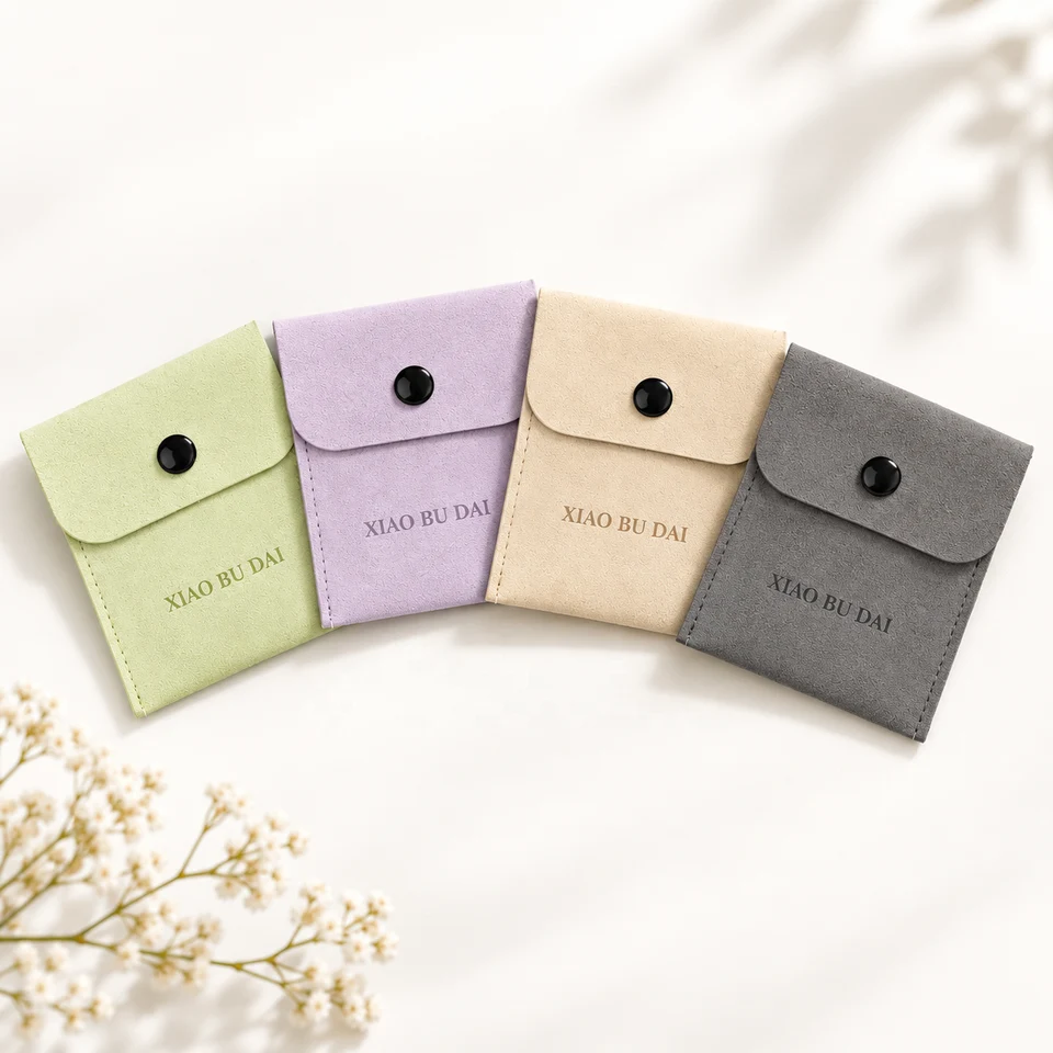 Sage Green Microfiber Envelope Pouch — image 4