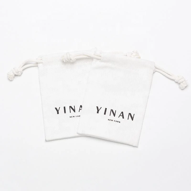 Textured Fabric Drawstring Pouch — image 6