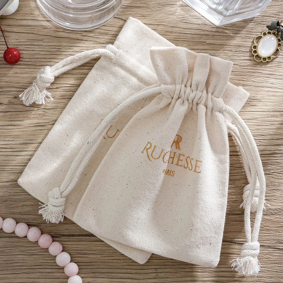 Cotton Drawstring Pouch — image 2