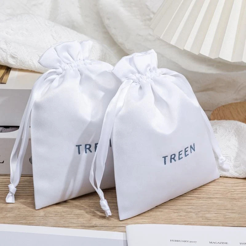Satin Drawstring Pouch — image 2