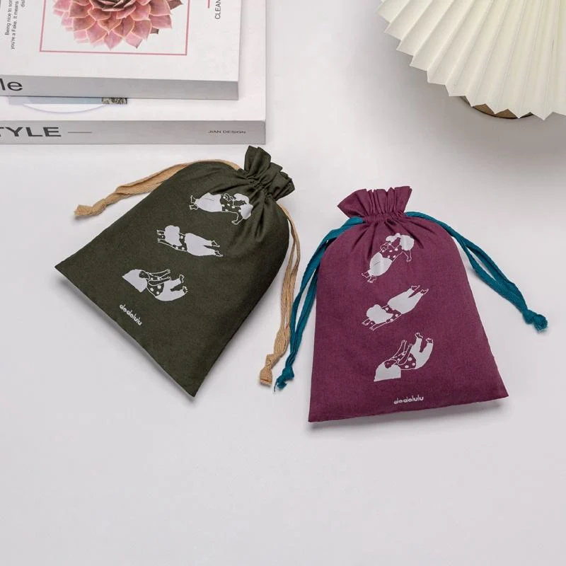 Cotton Drawstring Pouch — image 3