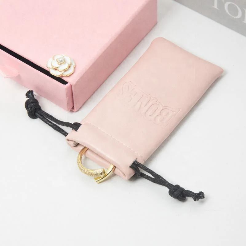 Leather-Look Drawstring Pouch — image 4