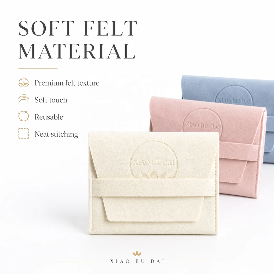 Blue Microfiber Envelope Pouch — image 2