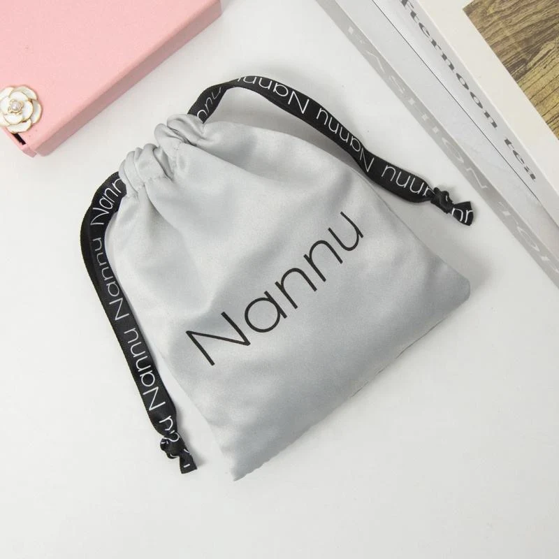 Satin Drawstring Pouch — image 3
