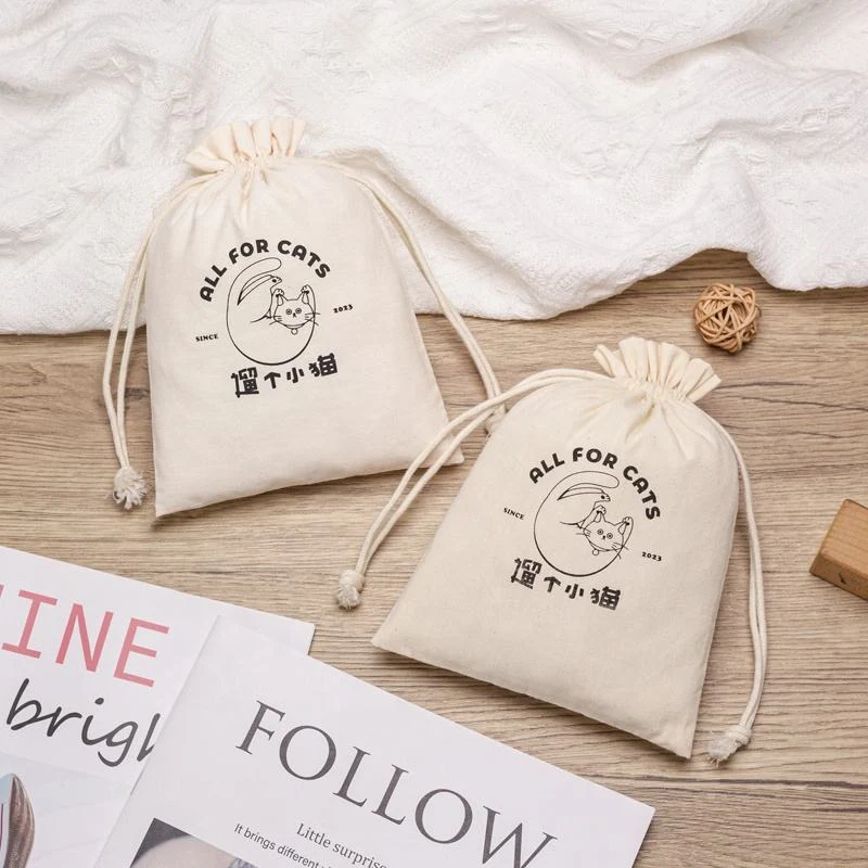 Cotton Drawstring Pouch — image 3