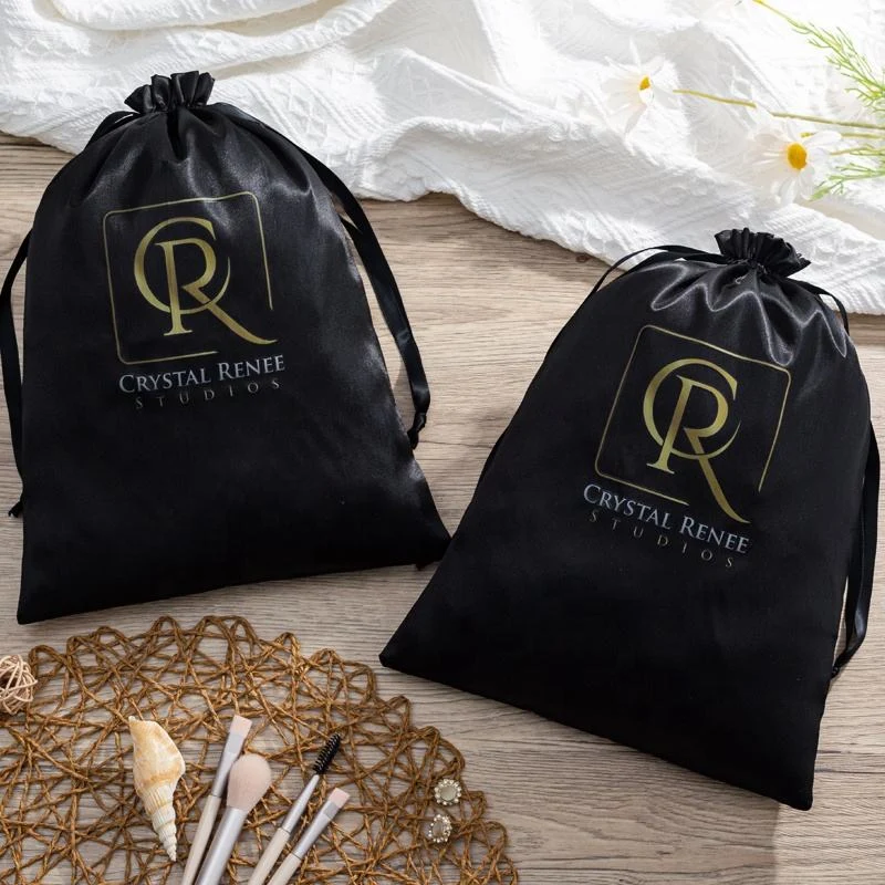 Satin Drawstring Pouch — image 2