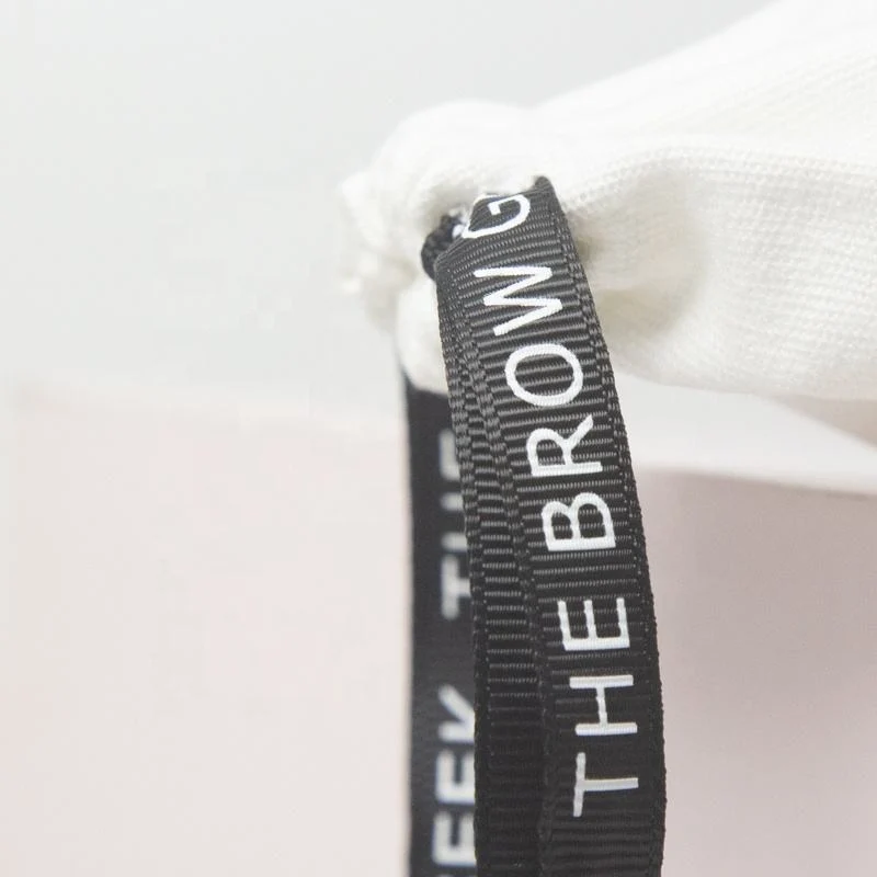 Textured Fabric Drawstring Pouch — image 6