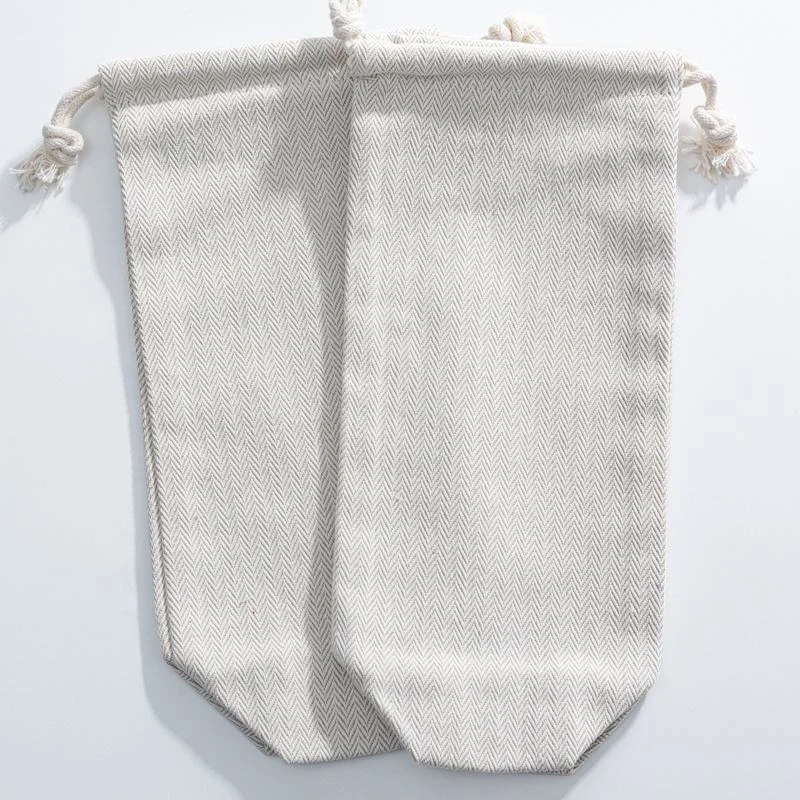 Textured Fabric Drawstring Pouch — image 7