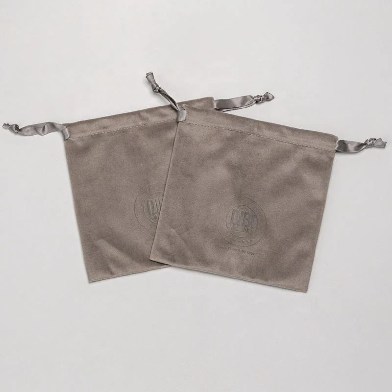 Black Velvet Drawstring Pouch — image 6