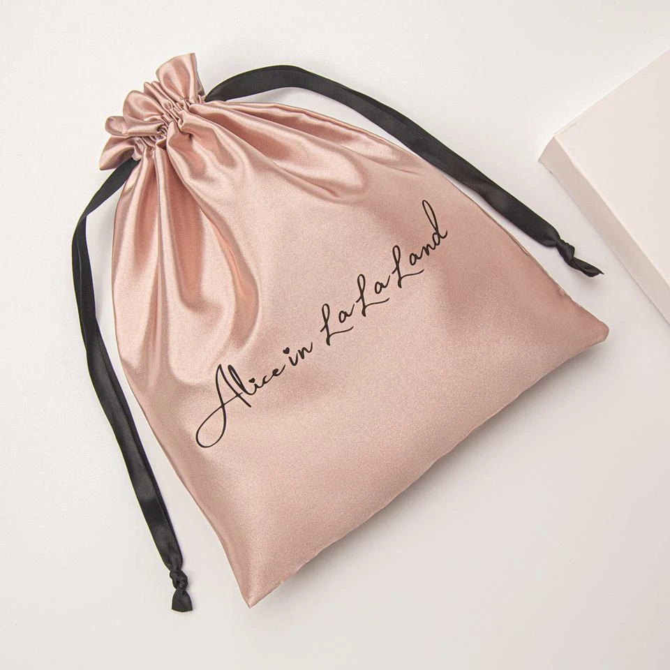 Satin Drawstring Pouch — image 2