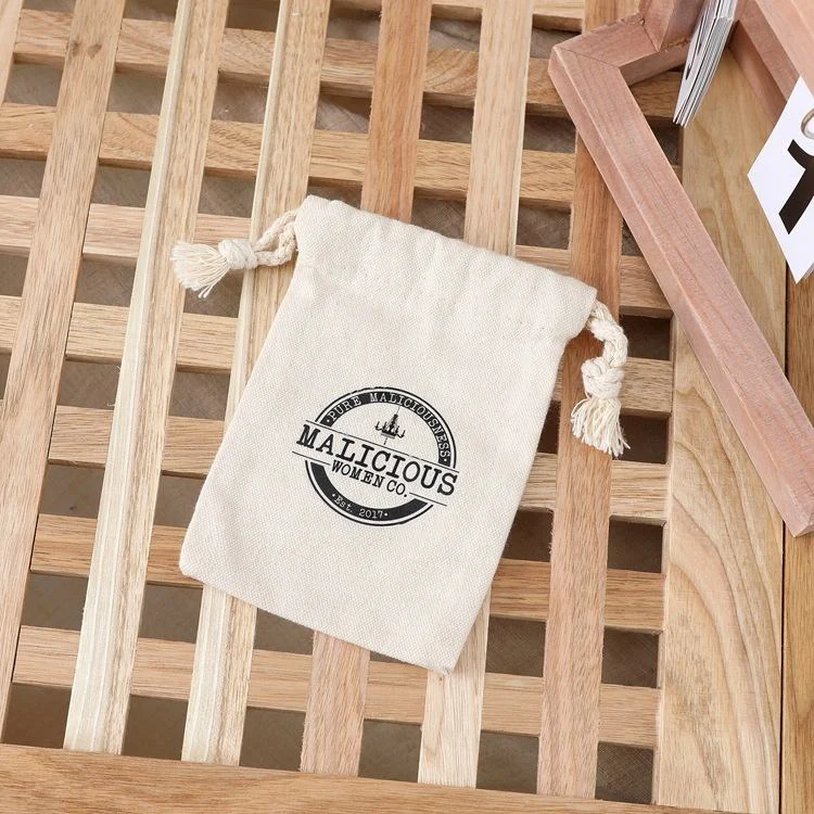 Cotton Drawstring Pouch — image 3