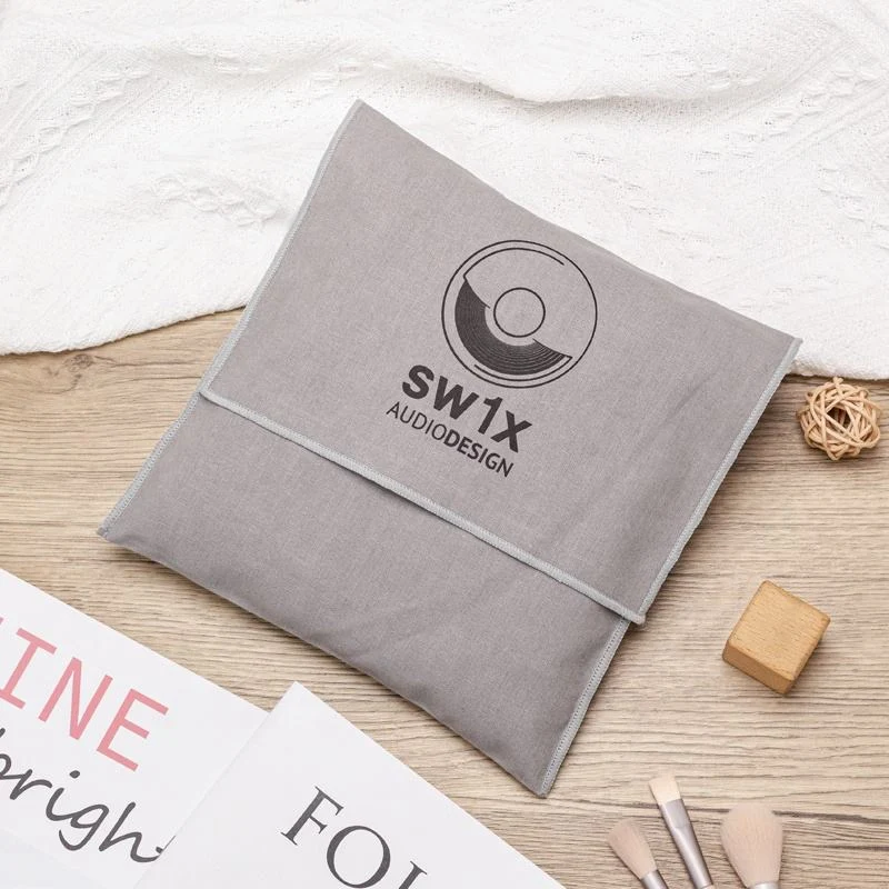 Textured Fabric Envelope Pouch — image 3