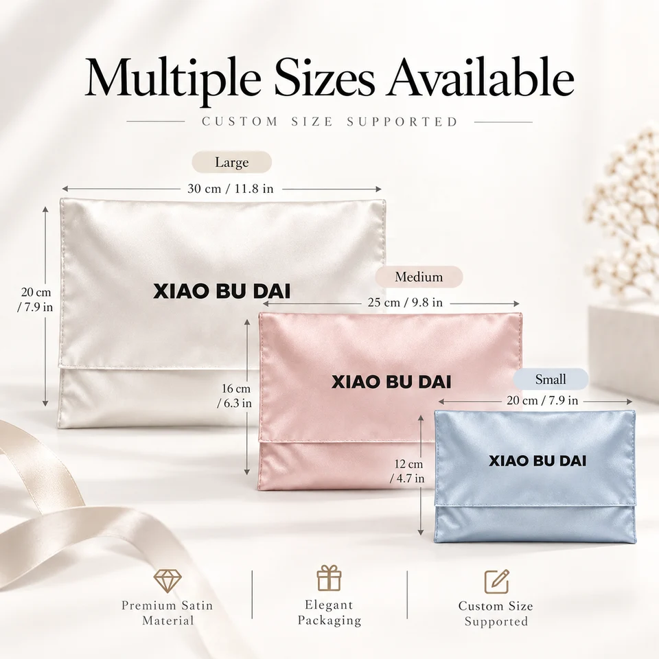 Satin Envelope Pouch — image 2