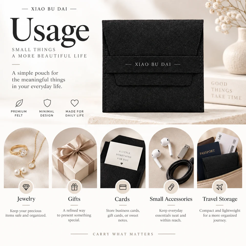 Black Microfiber Packaging Style — image 2