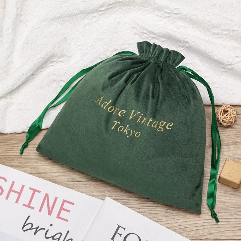 Velvet Drawstring Pouch — image 3