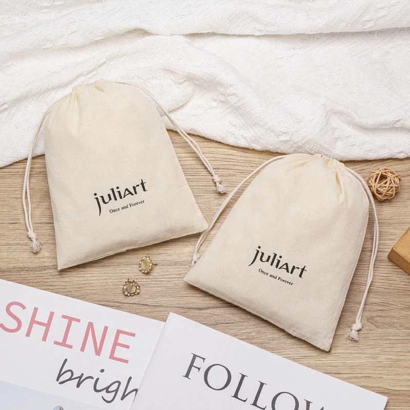 Cotton Drawstring Pouch — image 3