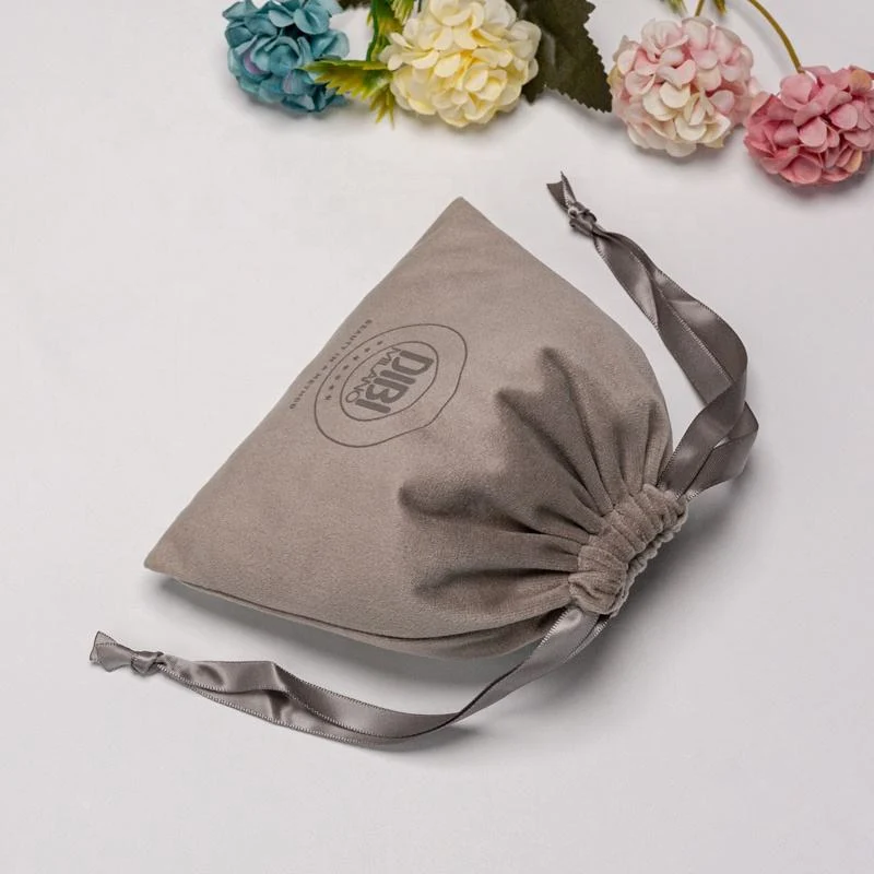 Black Velvet Drawstring Pouch — image 4