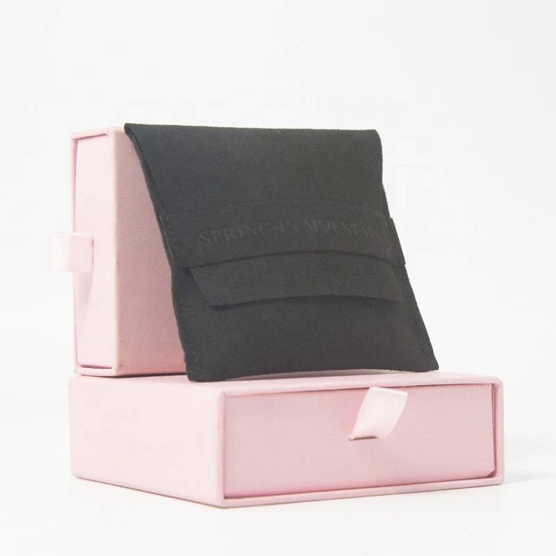 Black Microfiber Envelope Pouch — image 3