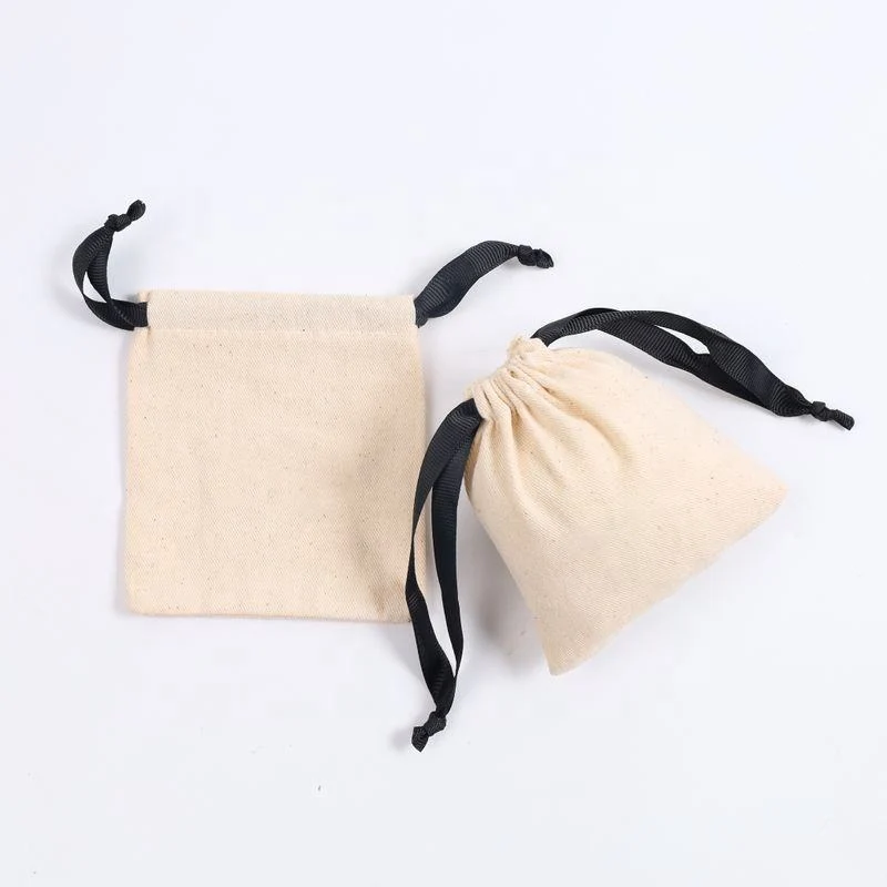 Cotton Drawstring Pouch — image 2