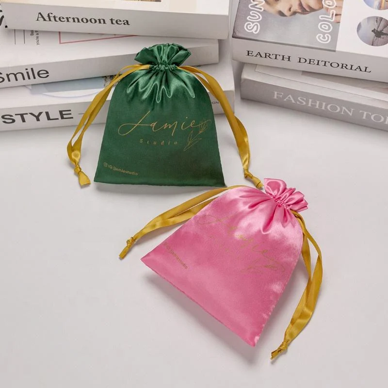 Satin Drawstring Pouch — image 4