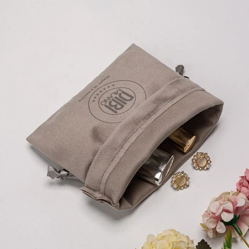 Black Velvet Drawstring Pouch — image 5