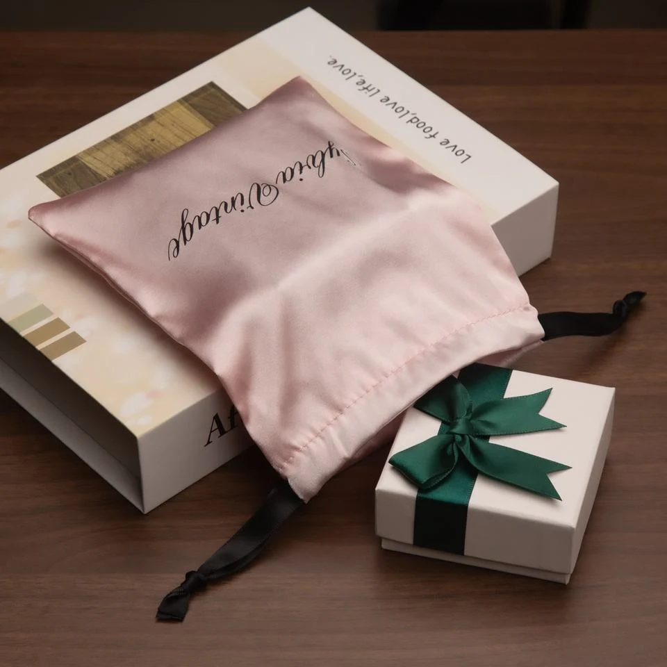 Satin Drawstring Pouch — image 5