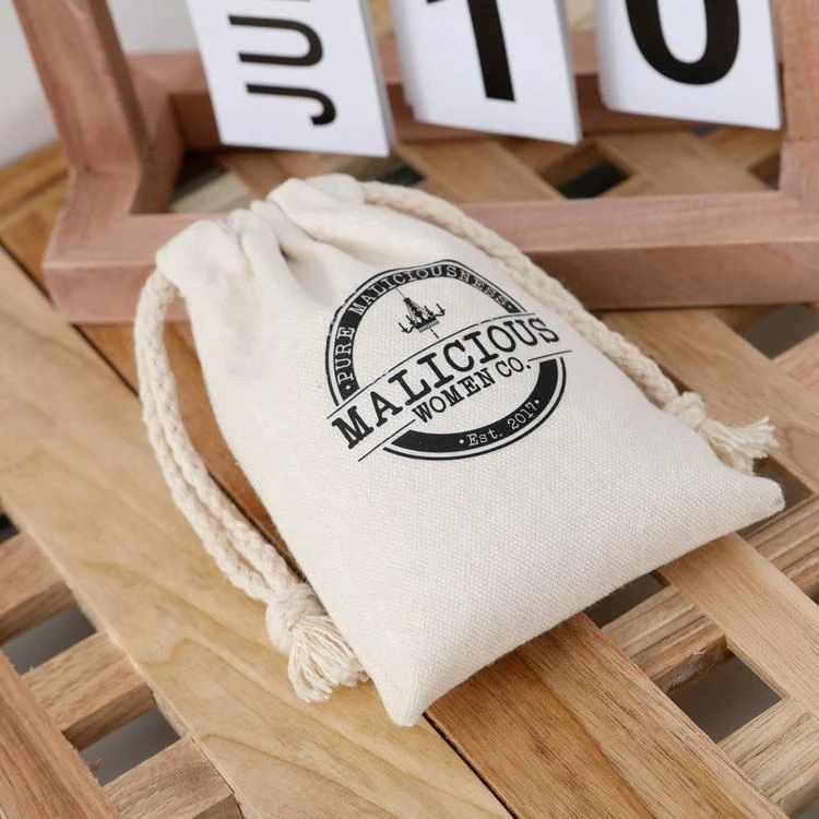 Cotton Drawstring Pouch — image 2