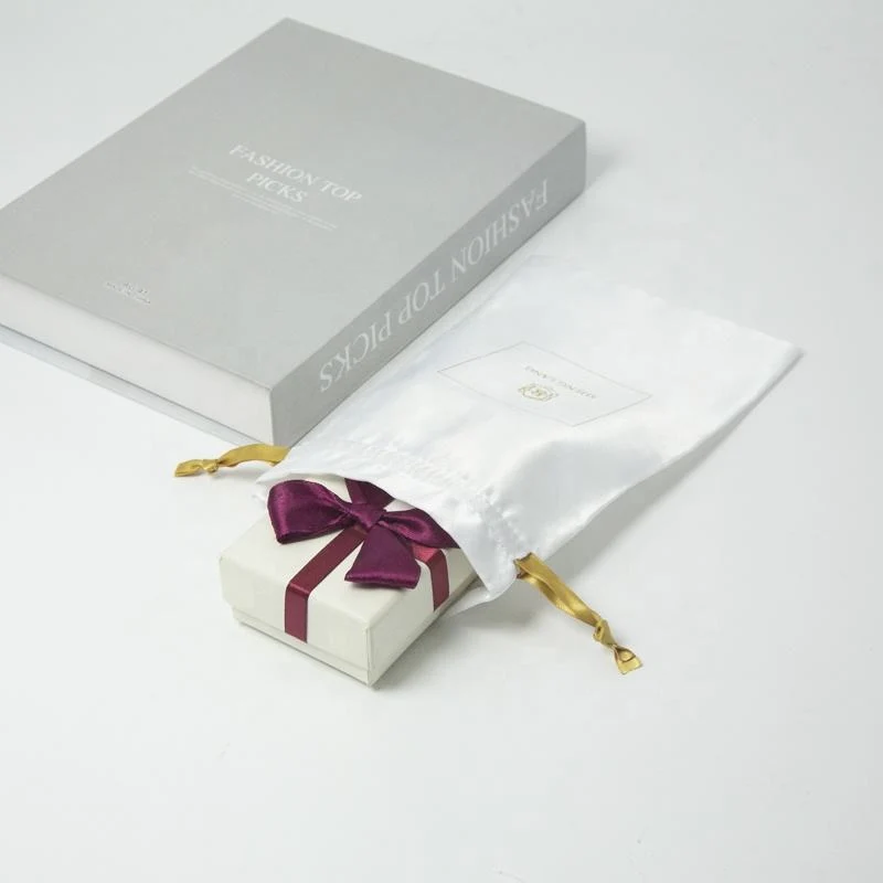 Satin Drawstring Pouch — image 4