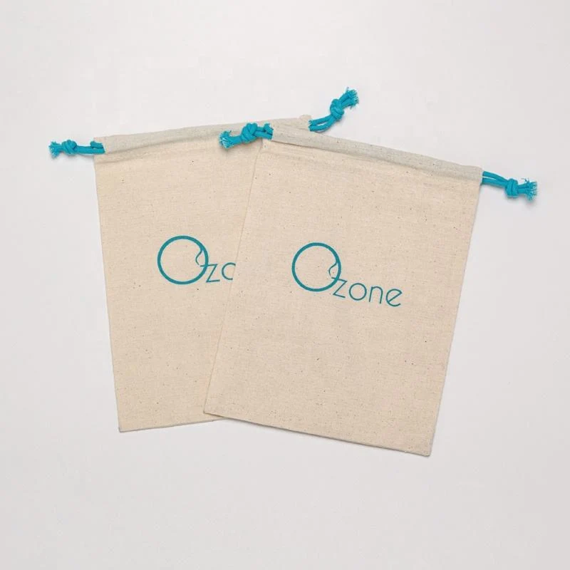 Textured Fabric Drawstring Pouch — image 6
