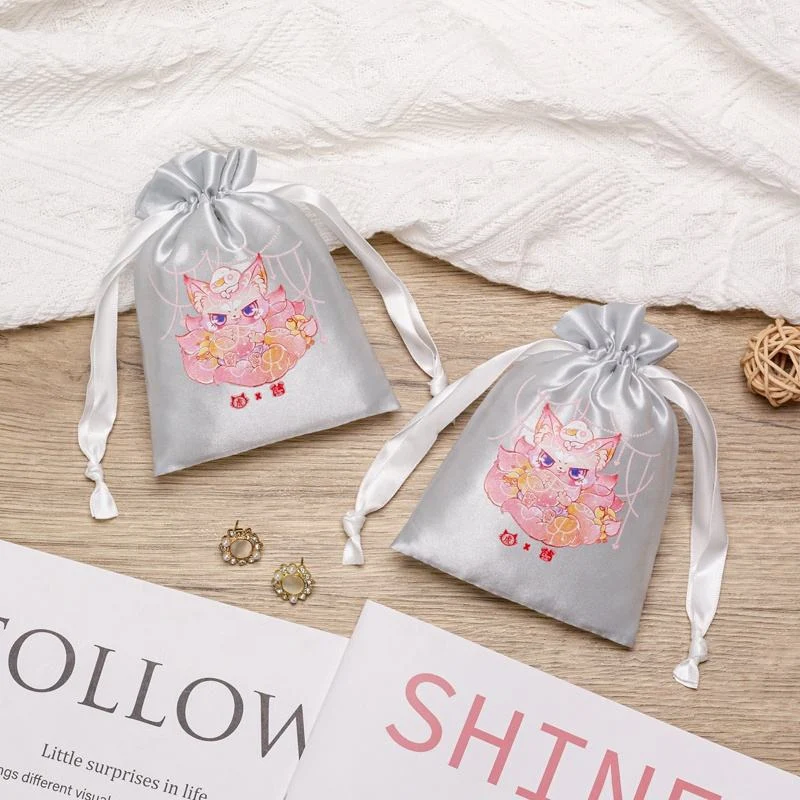 Satin Drawstring Pouch — image 3