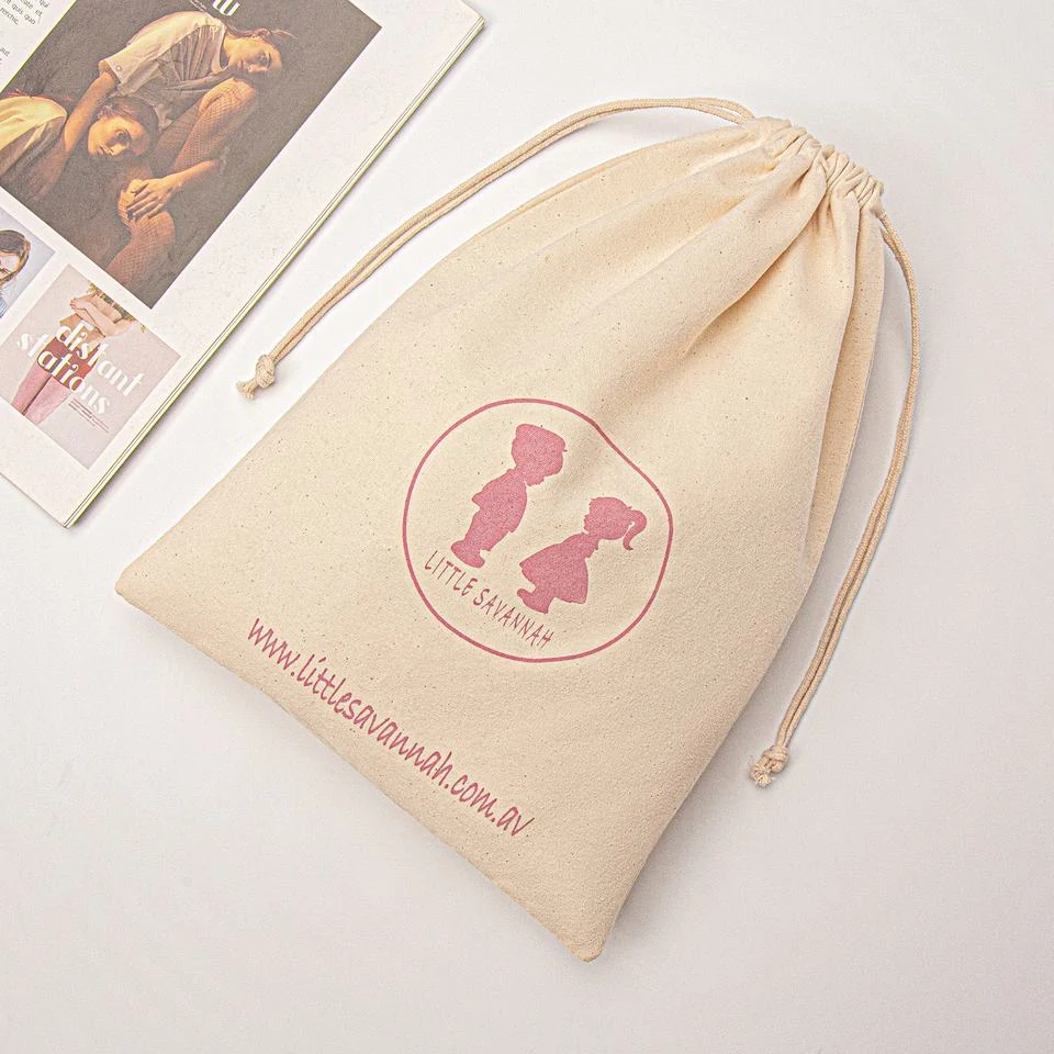 Cotton Drawstring Pouch — image 3