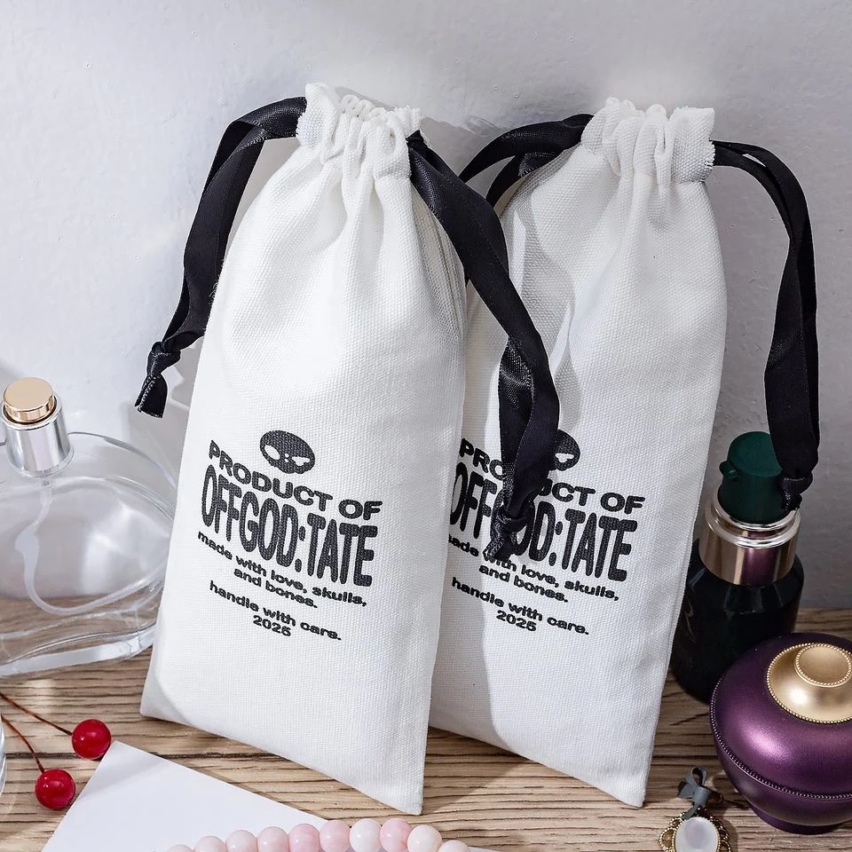 Cotton Drawstring Pouch — image 2