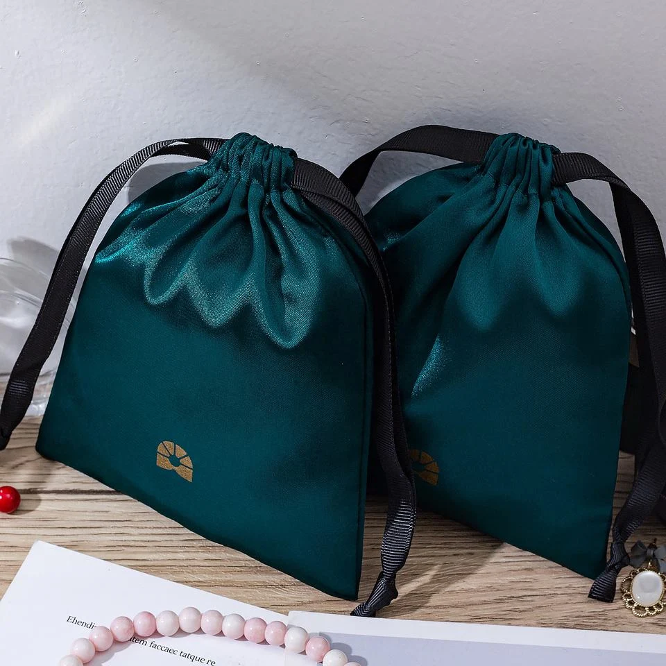 Satin Drawstring Pouch — image 2