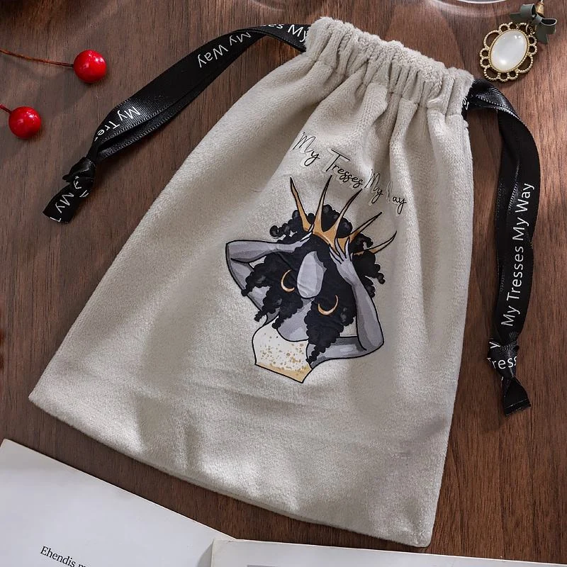 Microfiber Drawstring Pouch — image 2