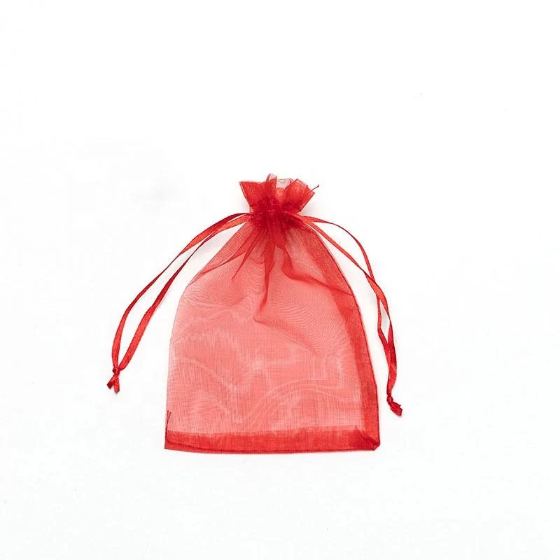Black Organza Drawstring Pouch — image 4