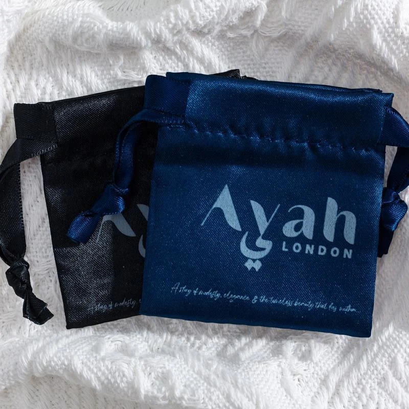 Satin Drawstring Pouch — image 3