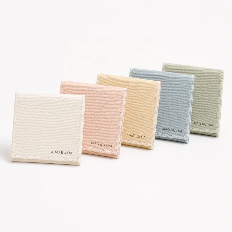 Sage Green Fabric Envelope Pouch — image 4