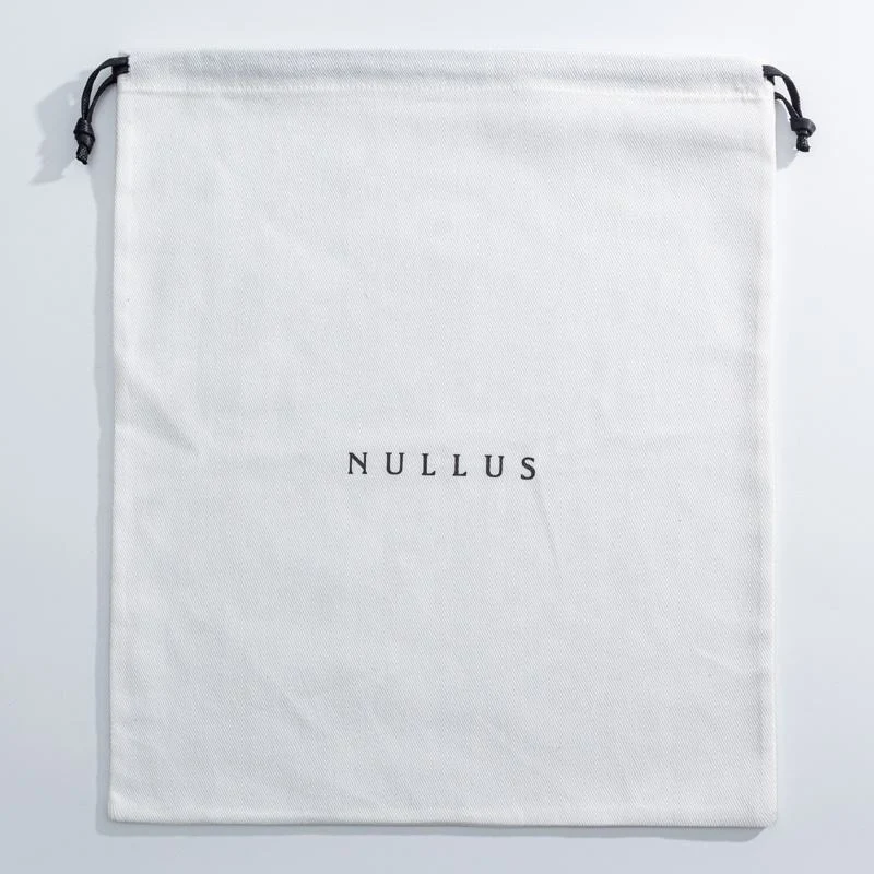 White Fabric Drawstring Pouch — image 6