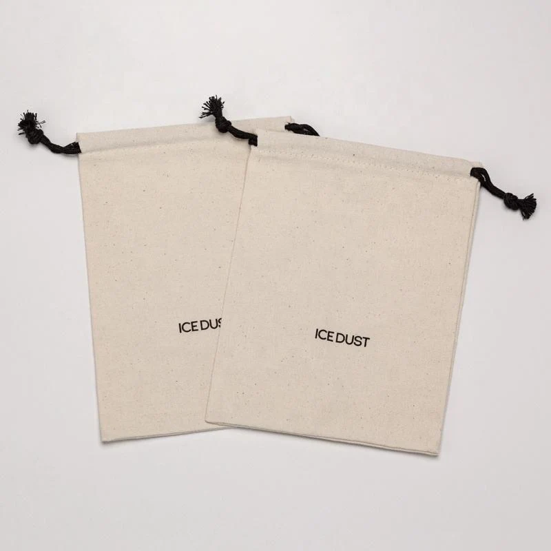 Textured Fabric Drawstring Pouch — image 6