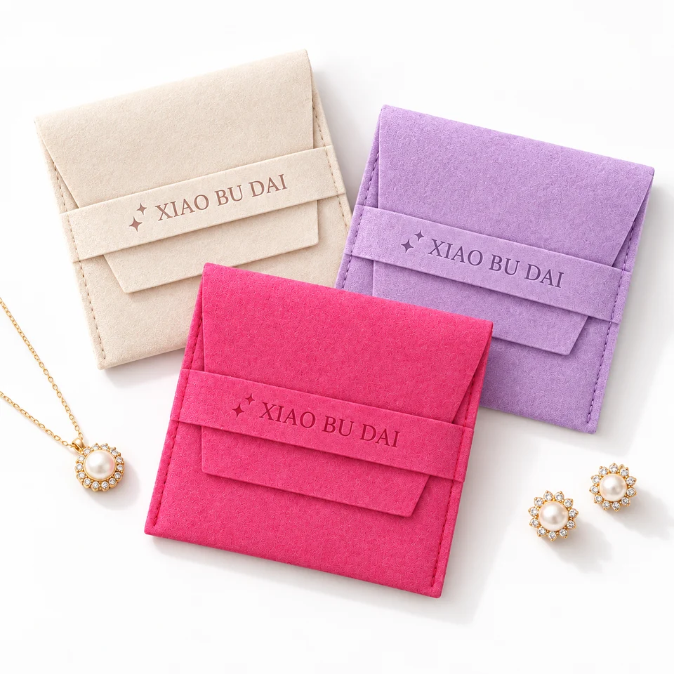 Dusty Rose Microfiber Envelope Pouch — image 4