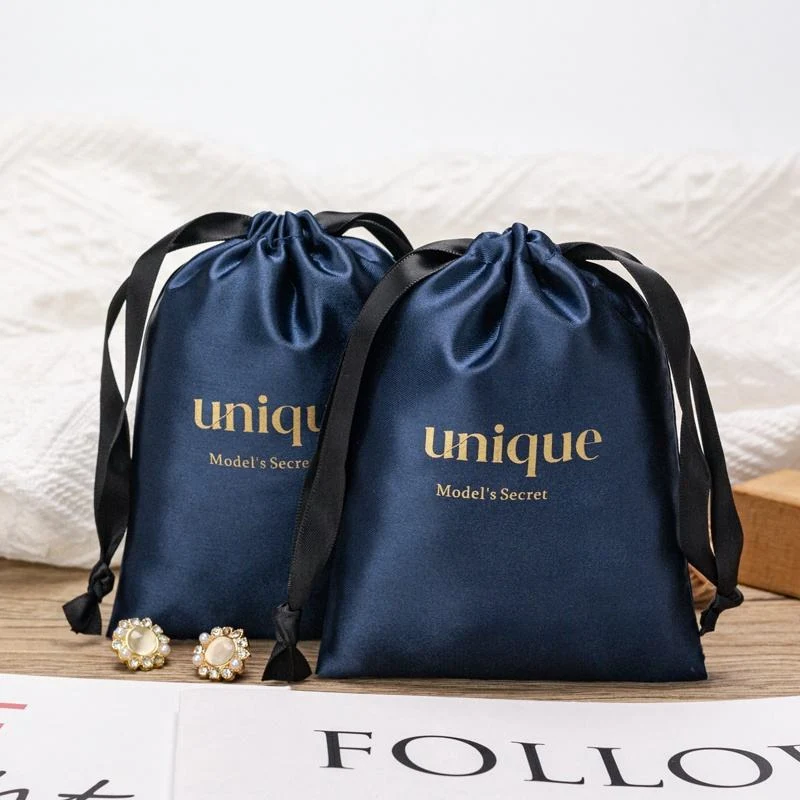 Satin Drawstring Pouch — image 2