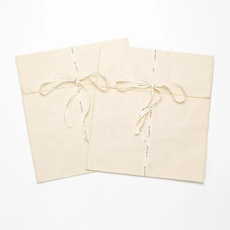 White Fabric Envelope Pouch — image 6